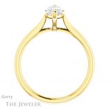 Marquise Cut Forever One Moissanite Engagement Ring #GTJ937-marquise-fb-y 2 Marquise Cut Forever Brilliant Moissanite Engagement Ring #GTJ937-marquise-fb-y