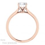 Round Cut Forever One Moissanite Engagement Ring #GTJ937-round-fo-r 2 Round Cut Forever One Moissanite Engagement Ring #GTJ937-round-fo-r