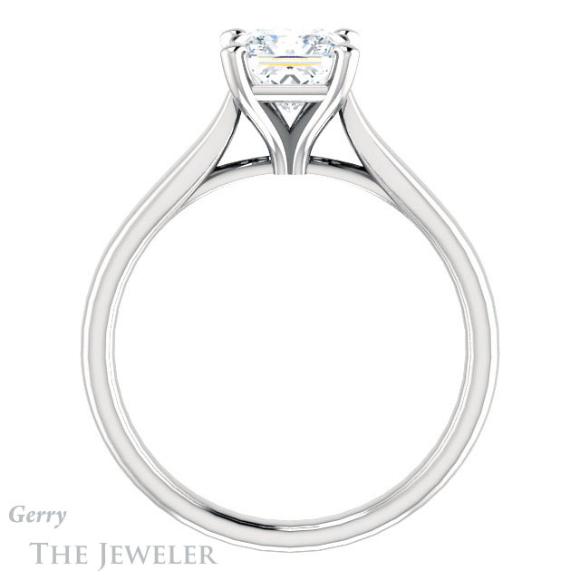 Princess Cut Forever One Moissanite Engagement Ring #GTJ937-square-fo-w 2 Princess Cut Forever One Moissanite Engagement Ring #GTJ937-square-fo-w
