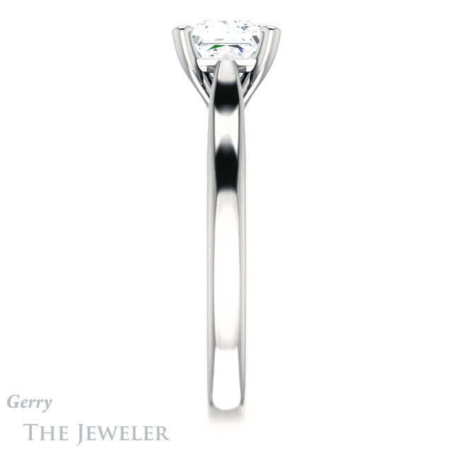 Princess Cut Forever One Moissanite Engagement Ring #GTJ937-square-fo-w 3 Princess Cut Forever One Moissanite Engagement Ring #GTJ937-square-fo-w