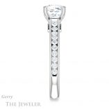 Cushion Cut Forever One Moissanite Engagement Ring #GTJ938-cushion-fo-w