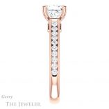 Princess Cut Forever One Moissanite Engagement Ring #GTJ938-square-fo-r
