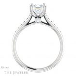 Princess Cut Forever One Moissanite Engagement Ring #GTJ938-square-fo-w 2 Princess Cut Forever One Moissanite Engagement Ring #GTJ938-square-fo-w