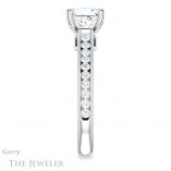 Princess Cut Forever One Moissanite Engagement Ring #GTJ938-square-fo-w 3 Princess Cut Forever One Moissanite Engagement Ring #GTJ938-square-fo-w