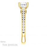 Princess Cut Forever One Moissanite Engagement Ring #GTJ938-square-fo-y