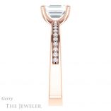 Emerald Cut Forever One Moissanite Engagement Ring #GTJ941-emerald-fb-r 3 Emerald Cut Forever Brilliant Moissanite Engagement Ring #GTJ941-emerald-fb-r