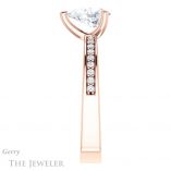 Pear Shaped Forever Brilliant Moissanite Engagement Ring #GTJ941-pear-fb-r