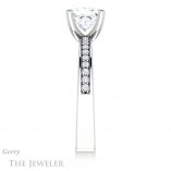 Princess Cut Forever One Moissanite Engagement Ring #GTJ941-square-fo-w
