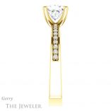 Princess Cut Forever One Moissanite Engagement Ring #GTJ941-square-fo-y 3 Princess Cut Forever One Moissanite Engagement Ring #GTJ941-square-fo-y