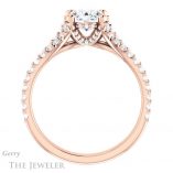 Oval Shaped Forever One Moissanite Engagement Ring #GTJ942-oval-fo-r 2 Oval Shaped Forever One Moissanite Engagement Ring #GTJ942-oval-fo-r