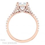 Princess Cut Forever One Moissanite Engagement Ring #GTJ942-square-fo-r