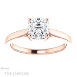 Cushion Cut Forever One Moissanite Engagement Ring #GTJ943-cushion-fo-r