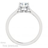 Cushion Cut Forever One Moissanite Engagement Ring #GTJ943-cushion-fo-w 2 Cushion Cut Forever One Moissanite Engagement Ring #GTJ943-cushion-fo-w