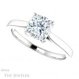 Cushion Cut Forever One Moissanite Engagement Ring #GTJ943-cushion-fo-w 5 Cushion Cut Forever One Moissanite Engagement Ring #GTJ943-cushion-fo-w