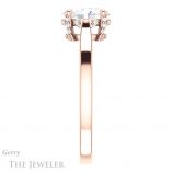 Oval Shaped Forever One Moissanite Engagement Ring #GTJ943-oval-fo-r