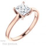 Princess Cut Forever One Moissanite Engagement Ring #GTJ943-square-fo-r