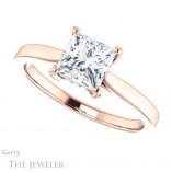 Princess Cut Forever One Moissanite Engagement Ring #GTJ943-square-fo-r