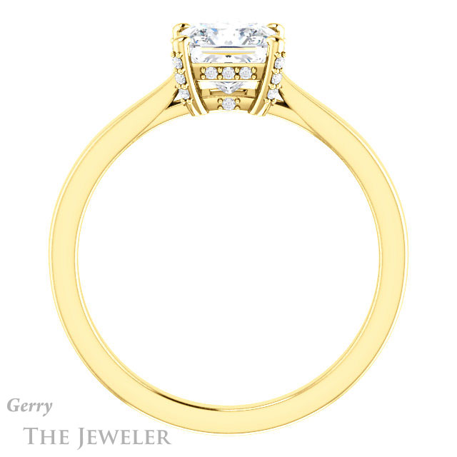 Princess Cut Forever One Moissanite Engagement Ring #GTJ943-square-fo-y 2 Princess Cut Forever One Moissanite Engagement Ring #GTJ943-square-fo-y