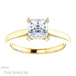 Princess Cut Forever One Moissanite Engagement Ring #GTJ943-square-fo-y 1 Princess Cut Forever One Moissanite Engagement Ring #GTJ943-square-fo-y