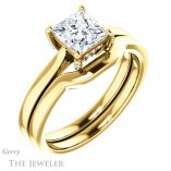 Princess Cut Forever One Moissanite Engagement Ring #GTJ943-square-fo-y 6 Princess Cut Forever One Moissanite Engagement Ring #GTJ943-square-fo-y