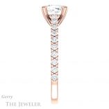 Cushion Cut Forever One Moissanite Engagement Ring #GTJ944-cushion-fo-r