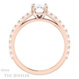 Emerald Cut Forever One Moissanite Engagement Ring #GTJ944-emerald-fb-r 2 Emerald Cut Forever Brilliant Moissanite Engagement Ring #GTJ944-emerald-fb-r