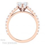 Heart Shaped Forever One Moissanite Engagement Ring #GTJ944-heart-fb-r 2 Heart Shaped Forever Brilliant Moissanite Engagement Ring #GTJ944-heart-fb-r