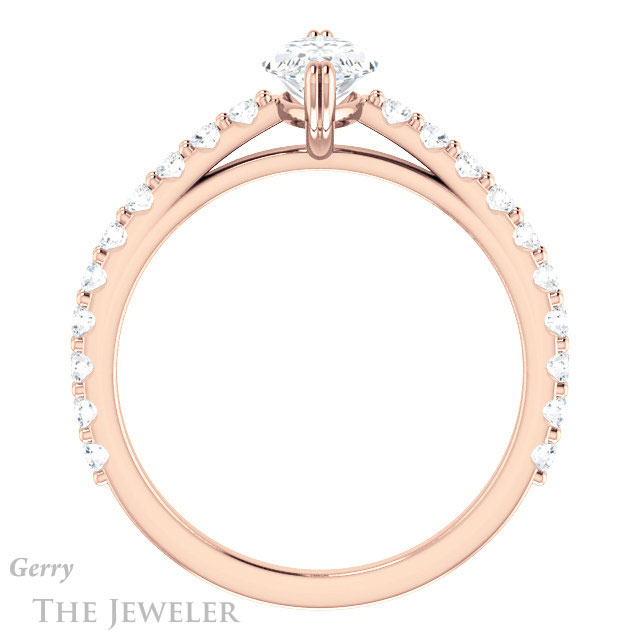 Marquise Cut Forever Brilliant Moissanite Engagement Ring #GTJ944-marquise-fb-r