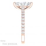 Marquise Cut Forever One Moissanite Engagement Ring #GTJ944-marquise-fb-r 3 Marquise Cut Forever Brilliant Moissanite Engagement Ring #GTJ944-marquise-fb-r