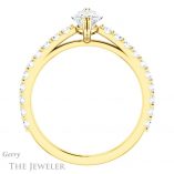 Marquise Cut Forever Brilliant Moissanite Engagement Ring #GTJ944-marquise-fb-y