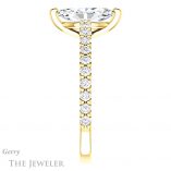 Marquise Cut Forever Brilliant Moissanite Engagement Ring #GTJ944-marquise-fb-y