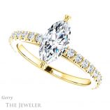 Marquise Cut Forever Brilliant Moissanite Engagement Ring #GTJ944-marquise-fb-y