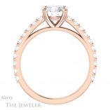 Round Cut Forever One Moissanite Engagement Ring #GTJ944-round-fo-r 2 Round Cut Forever One Moissanite Engagement Ring #GTJ944-round-fo-r