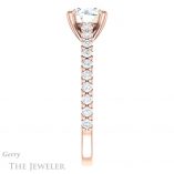Round Cut Forever One Moissanite Engagement Ring #GTJ944-round-fo-r 3 Round Cut Forever One Moissanite Engagement Ring #GTJ944-round-fo-r