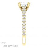 Princess Cut Forever One Moissanite Engagement Ring #GTJ944-square-fo-y