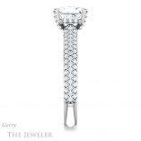 Princess Cut Forever One Moissanite Engagement Ring #GTJ946-square-fo-w 3 Princess Cut Forever One Moissanite Engagement Ring #GTJ946-square-fo-w
