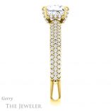 Princess Cut Forever One Moissanite Engagement Ring #GTJ946-square-fo-y 3 Princess Cut Forever One Moissanite Engagement Ring #GTJ946-square-fo-y