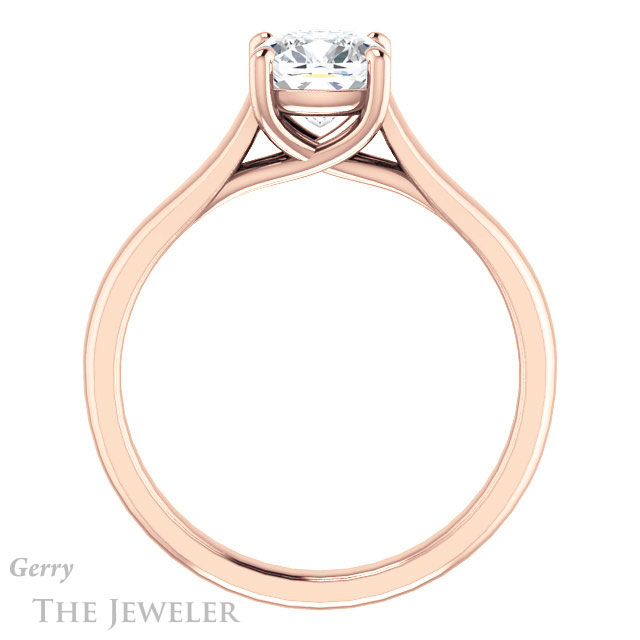 Cushion Cut Forever One Moissanite Engagement Ring #GTJ947-cushion-fo-r 2 Cushion Cut Forever One Moissanite Engagement Ring #GTJ947-cushion-fo-r