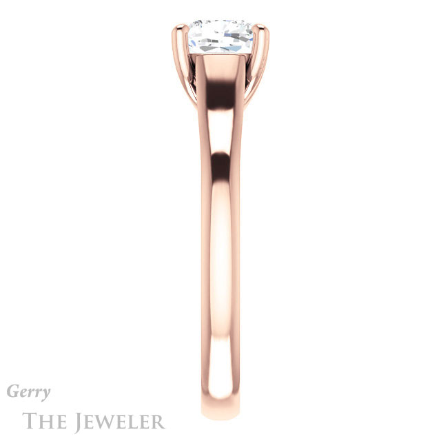 Cushion Cut Forever One Moissanite Engagement Ring #GTJ947-cushion-fo-r 3 Cushion Cut Forever One Moissanite Engagement Ring #GTJ947-cushion-fo-r