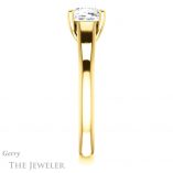 Cushion Cut Forever One Moissanite Engagement Ring #GTJ947-cushion-fo-y 3 Cushion Cut Forever One Moissanite Engagement Ring #GTJ947-cushion-fo-y