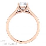 Round Cut Forever One Moissanite Engagement Ring #GTJ947-round-fo-r 2 Round Cut Forever One Moissanite Engagement Ring #GTJ947-round-fo-r