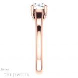 Round Cut Forever One Moissanite Engagement Ring #GTJ947-round-fo-r 3 Round Cut Forever One Moissanite Engagement Ring #GTJ947-round-fo-r