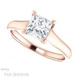 Princess Cut Forever One Moissanite Engagement Ring #GTJ947-square-fo-r