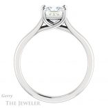 Princess Cut Forever One Moissanite Engagement Ring #GTJ947-square-fo-w 2 Princess Cut Forever One Moissanite Engagement Ring #GTJ947-square-fo-w