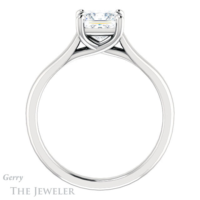 Princess Cut Forever One Moissanite Engagement Ring #GTJ947-square-fo-w 2 Princess Cut Forever One Moissanite Engagement Ring #GTJ947-square-fo-w