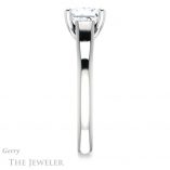 Princess Cut Forever One Moissanite Engagement Ring #GTJ947-square-fo-w 3 Princess Cut Forever One Moissanite Engagement Ring #GTJ947-square-fo-w