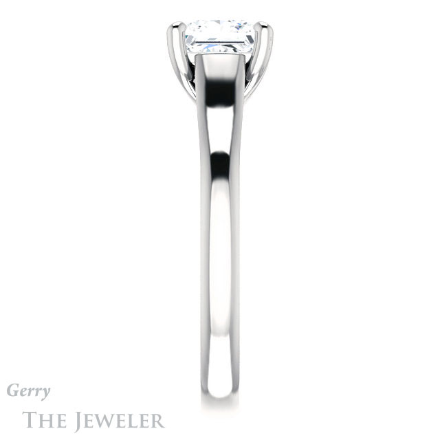 Princess Cut Forever One Moissanite Engagement Ring #GTJ947-square-fo-w 3 Princess Cut Forever One Moissanite Engagement Ring #GTJ947-square-fo-w