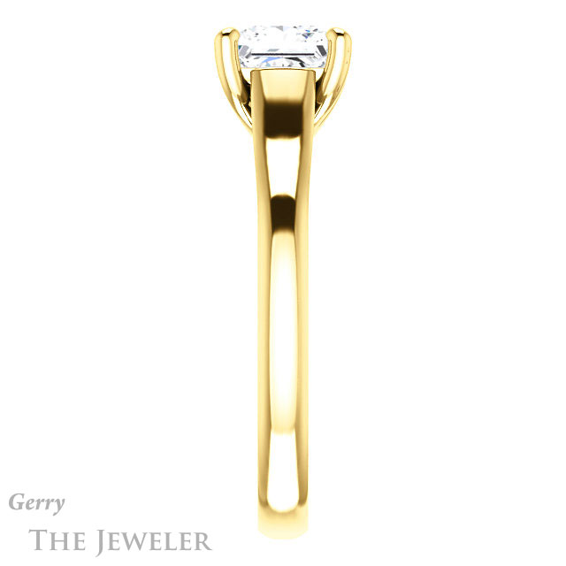 Princess Cut Forever One Moissanite Engagement Ring #GTJ947-square-fo-y 3 Princess Cut Forever One Moissanite Engagement Ring #GTJ947-square-fo-y