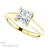 Princess Cut Forever One Moissanite Engagement Ring #GTJ947-square-fo-y 5 Princess Cut Forever One Moissanite Engagement Ring #GTJ947-square-fo-y