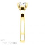 Cushion Cut Forever One Moissanite Engagement Ring #GTJ948-cushion-fo-y 3 Cushion Cut Forever One Moissanite Engagement Ring #GTJ948-cushion-fo-y